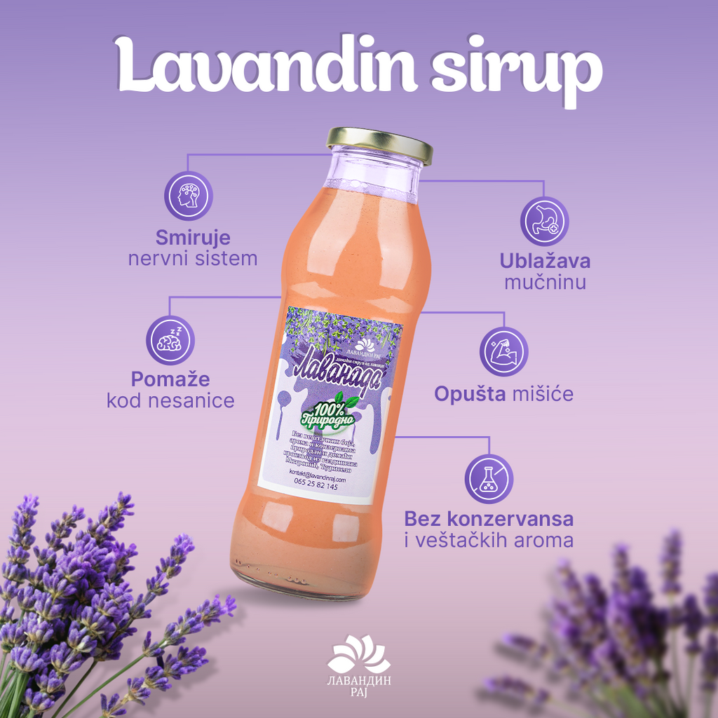 Lavandin sirup