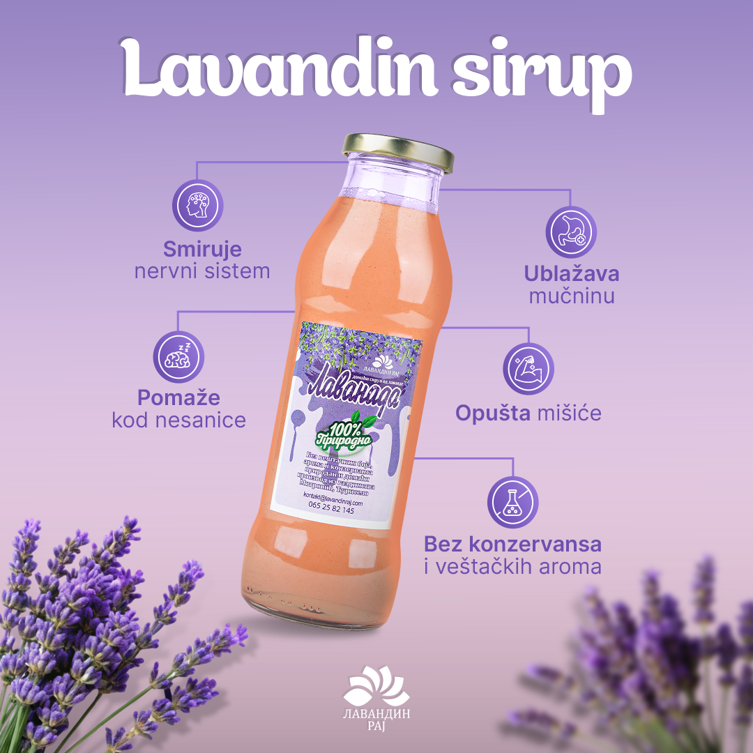 Lavandin sirup